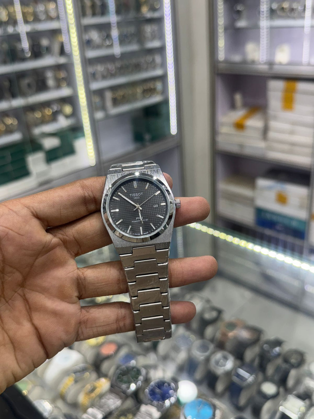 Tissot PRX Style Watch – Premium Steel Bracelet | Multi-Color Dial