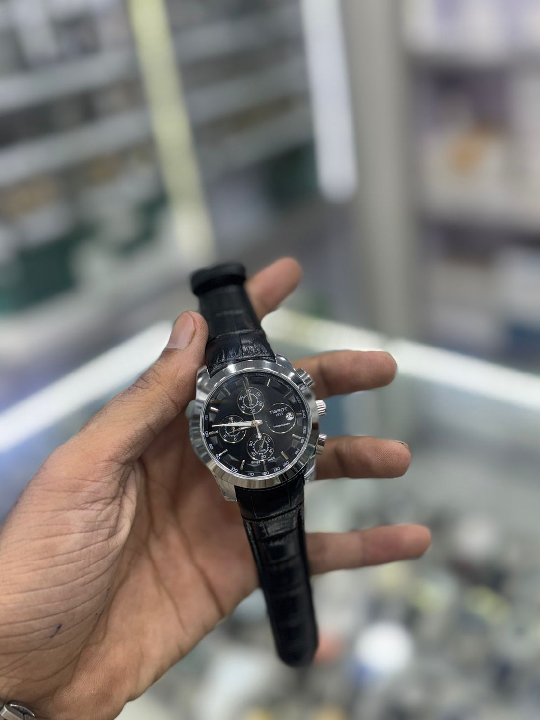 Tissot Couturier Chronograph Watch – Working Chrono | Leather Strap